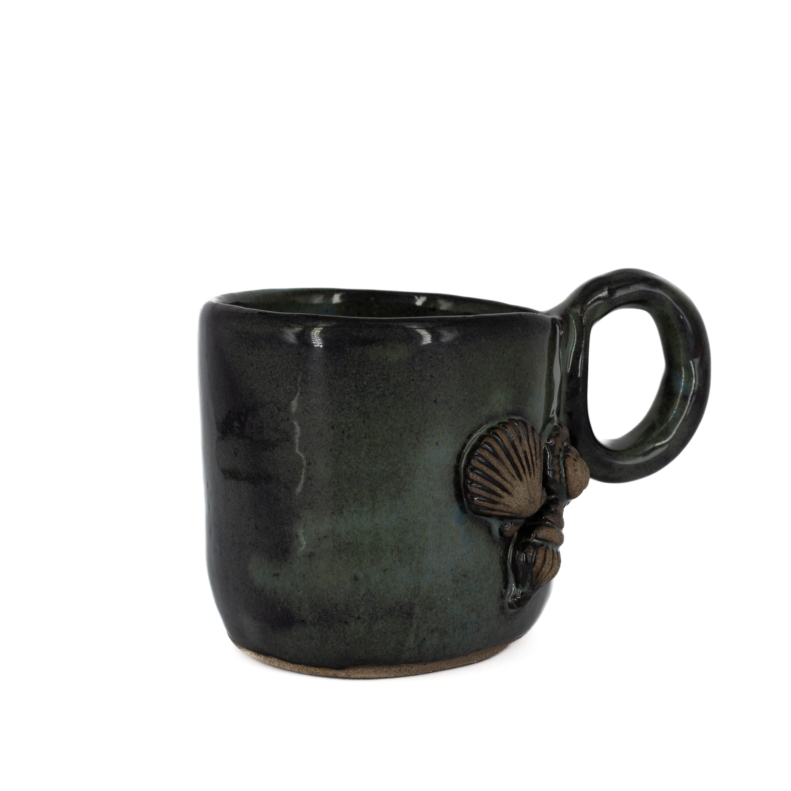 Sea Shells Grey | Handmade Ceramic Mug