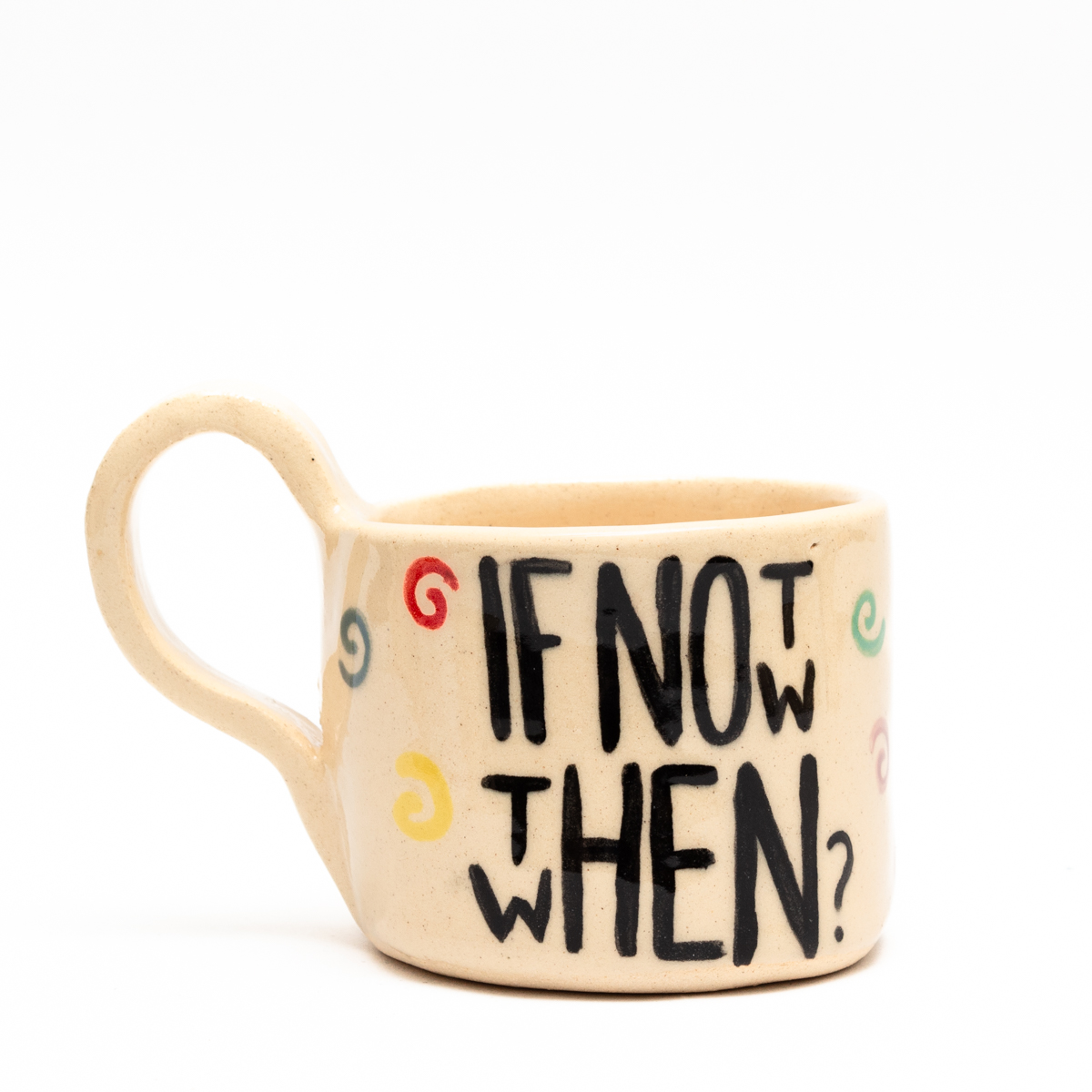Handpainted ceramic mug
