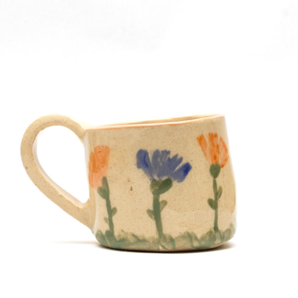 Κούπα Ζωγραφική με Λουλούδια